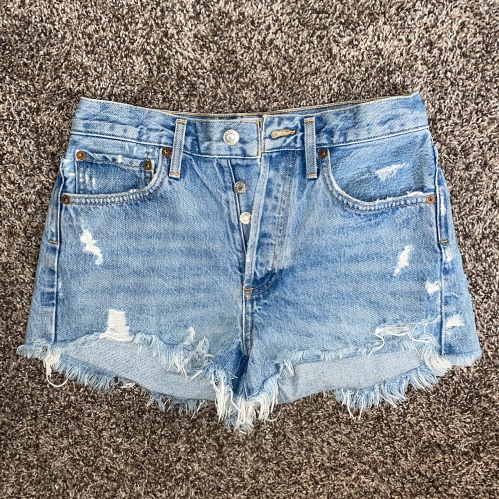 Agolde Parker Vintage Cut Off Short in Swapmeet
